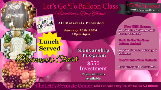 Beginner’s Balloon Class-January